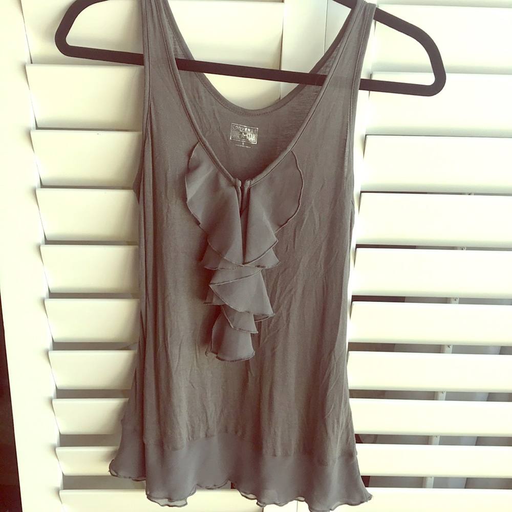 Converse bow blouse.